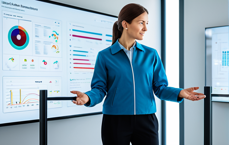 A professional individual in a modest, contemporary business casual outfit, standing in a sleek, minimalist healthcare innovation lab. They are interacting with a luminous, transparent holographic interface displaying intricate genetic data visualizations, personalized diet plans, and AI-driven exercise recommendations. The background features subtle biometric sensors and digital readouts, emphasizing a future-forward, preventive health approach. The image should convey precision and intelligence. Fully clothed, appropriate attire, safe for work, appropriate content, professional, perfect anatomy, correct proportions, natural pose, well-formed hands, proper finger count, natural body proportions, high-quality professional photography.